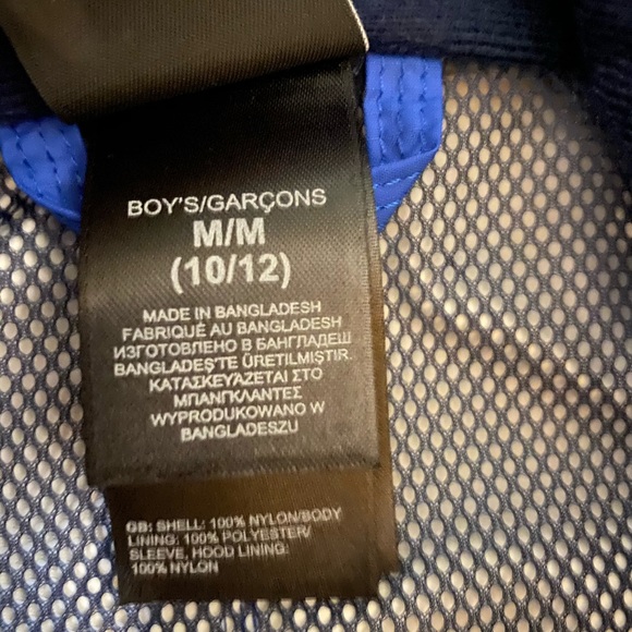The North Face HyVent Boys Blue jacket size 10/12 - Picture 6 of 6